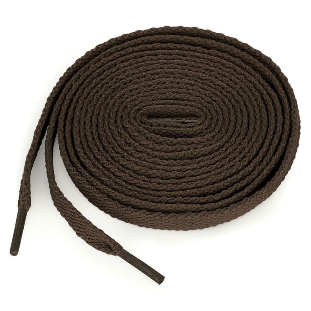 5 Pairs High Durability Athletic Unisex Flat Shoelaces for Sneakers Brown